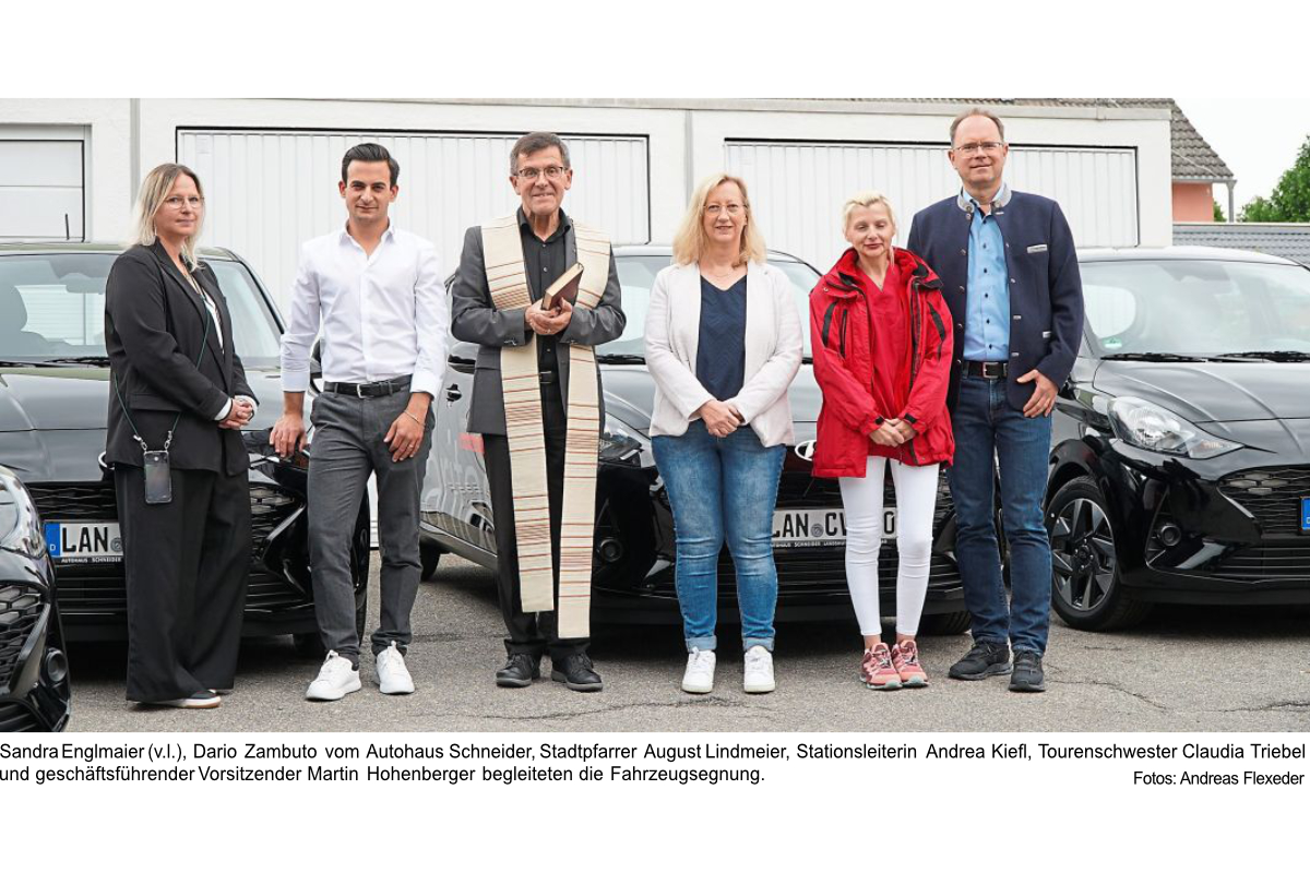 Caritas Landau: 4× Hyundai i10 neu im Einsatz