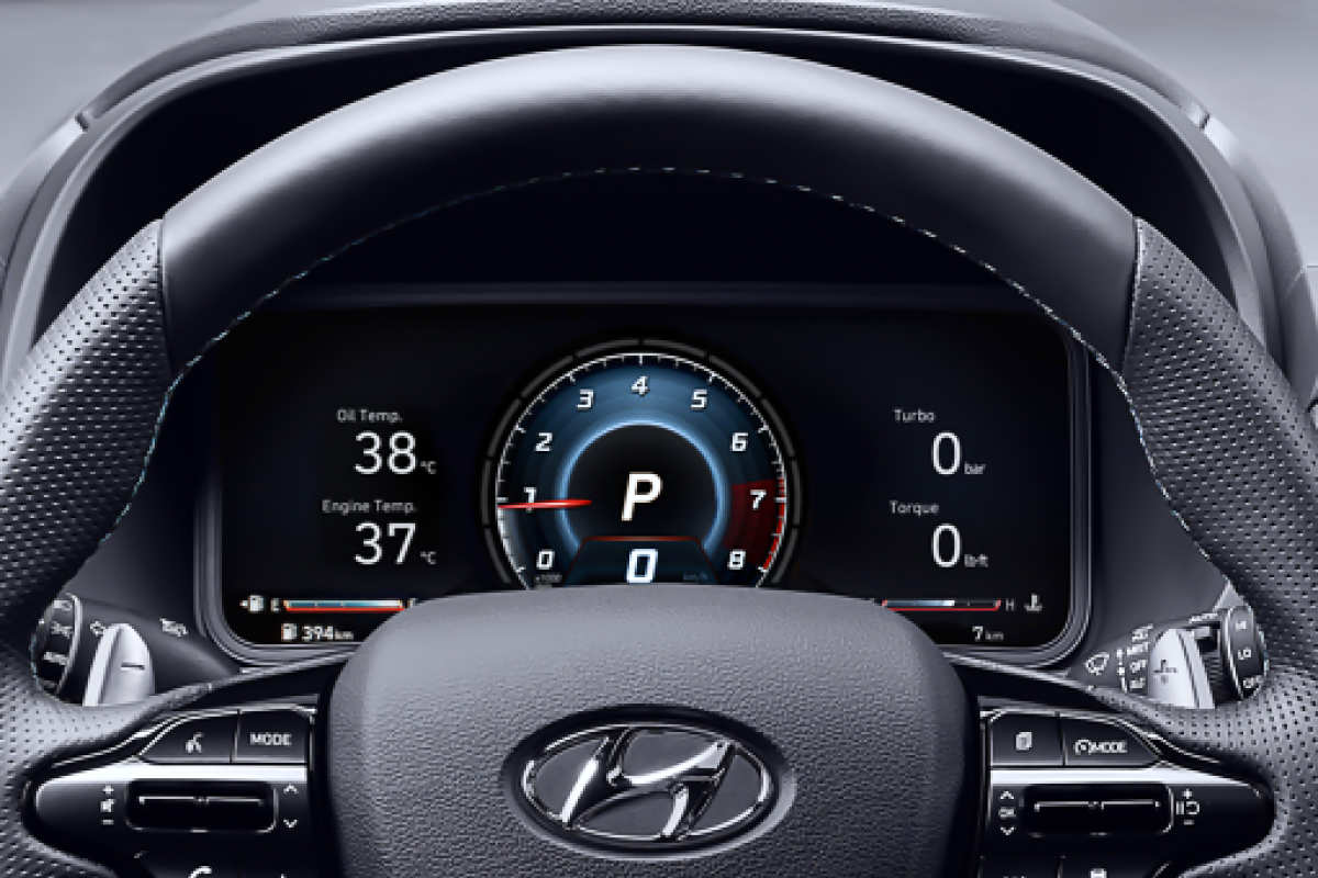 Hyundai KONA N Anzeige