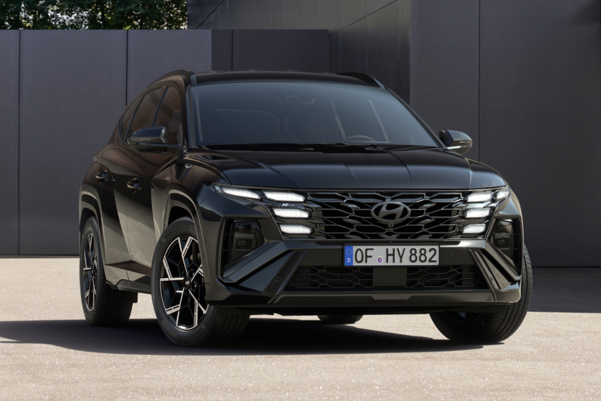 schwarze Hyundai Tucson Plug-in-Hybrid