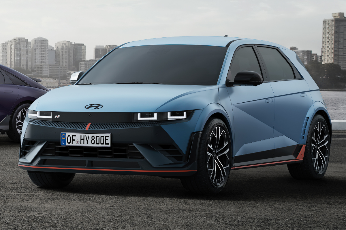Blaue IONIQ 5 N