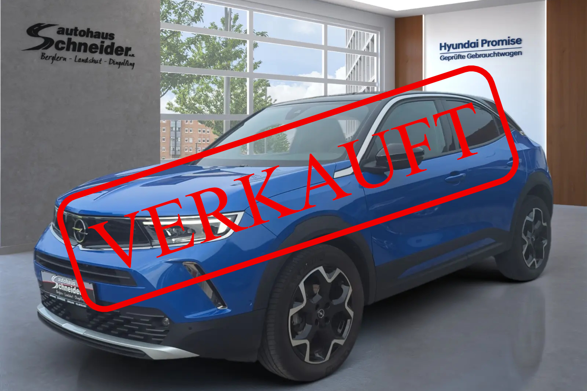 Blaue Auto - verkauft
