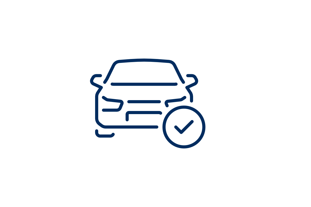 icons Auto blau